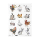 ITD COLLECTION DECOUPAGE RICE PAPER A3 - R0532L