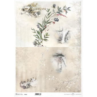 ITD COLLECTION DECOUPAGE RICE PAPER A3 - R0745L