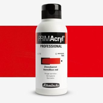 SCHMINCKE АКРИЛНА БОЯ 250 МЛ PRIMACRYL VERMILLION RED FLUID