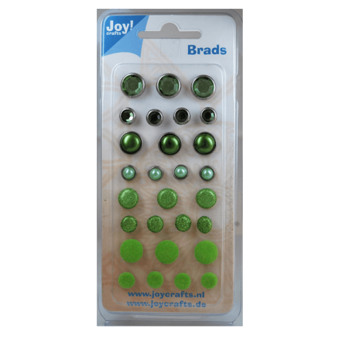 JOY CRAFTS LUX BRADS GREEN RANGE 6030/0005