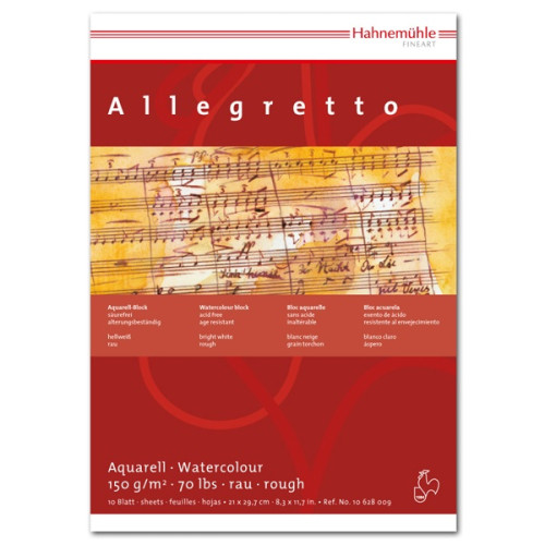 HAHNEMUHLE СКИЦНИК ALLEGRETTO 150ГР, 29,7/42CM, 10Л.