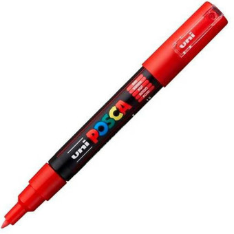 POSCA АКРИЛЕН МАРКЕР PC-1M, 0,7 MM - RED
