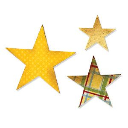 SIZZIX BIGZ ЩАНЦИ ЗА ИЗРЯЗВАНЕ - STARS