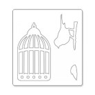 SIZZIX BIGZ DIE CUTTING DIES - CAGED BIRD