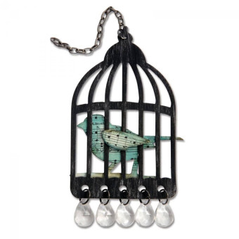 SIZZIX BIGZ ЩАНЦИ ЗА ИЗРЯЗВАНЕ - CAGED BIRD