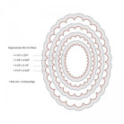 SIZZIX FRAMELITS ЩАНЦИ ЗА ИЗРЯЗВАНЕ - OVALS, SCALLOP