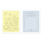 SIZZIX ПАПКИ ЗА РЕЛЕФ - VINTAGE BUTTONS SET