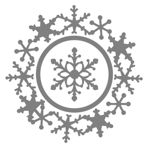 SIZZIX FRAMELITS ЩАНЦИ ЗА ИЗРЯЗВАНЕ - FRAME, SNOWFLAKE