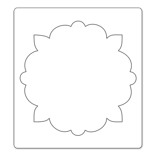 SIZZIX BIGZ DIE CUTTING DIES - LABEL, CASABLANCA
