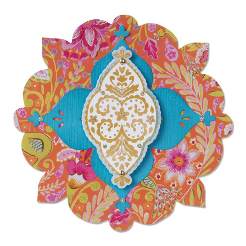 SIZZIX BIGZ DIE CUTTING DIES - LABEL, CASABLANCA