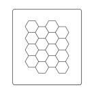SIZZIX BIGZ DIES FOR CUTTING - HEXAGONS 1/2 IN SIDES