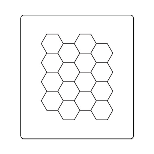 SIZZIX BIGZ DIES FOR CUTTING - HEXAGONS 1/2 IN SIDES
