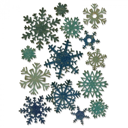 SIZZIX THINLITS ЩАНЦИ ЗА ИЗРЯЗВАНЕ - PAPER SNOWFLAKES, MINI