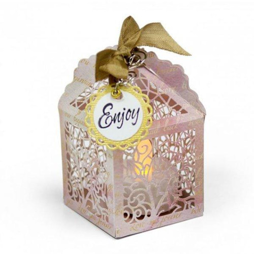 SIZZIX THINLITS DIES FOR CUTTING - BIRDCAGE FAVOR BOX