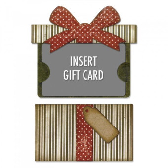 SIZZIX THINLITS ЩАНЦИ ЗА ИЗРЯЗВАНЕ - GIFT CARD PACKAGE