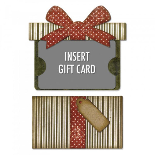 SIZZIX THINLITS ЩАНЦИ ЗА ИЗРЯЗВАНЕ - GIFT CARD PACKAGE