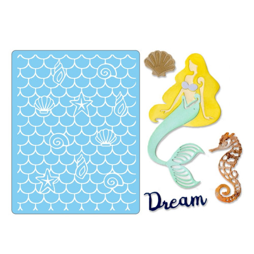 SIZZIX THINLITS ЩАНЦИ ЗА ИЗРЯЗВАНЕ - TEXTURED IMPRESSIONS