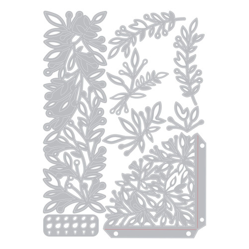 SIZZIX THINLITS ЩАНЦИ ЗА ИЗРЯЗВАНЕ - INTRICATE CORNERS