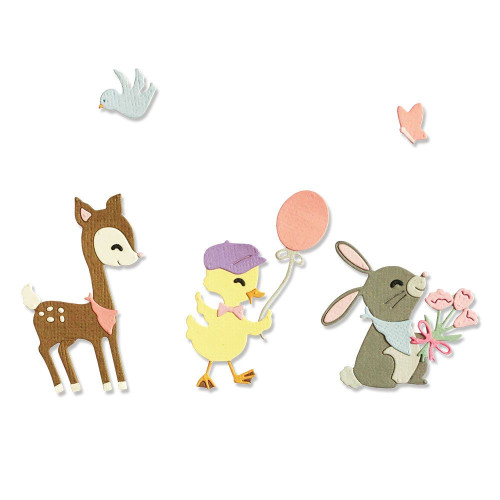 SIZZIX THINLITS DIES FOR CUTTING - BABY ANIMALS