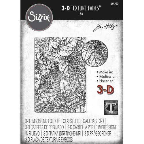 SIZZIX FOLDERS FOR 3D RELIEF - FOLIAGE