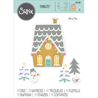 SIZZIX THINLITS ЩАНЦИ ЗА ИЗРЯЗВАНЕ - HOUSE