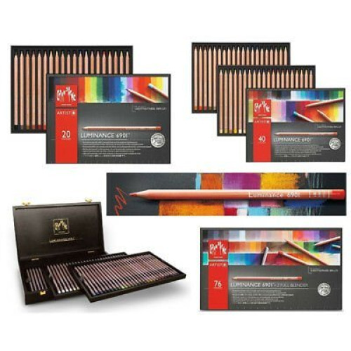 CARAN D'ACHE LUMINANCE COLOR PENCILS SET 100 PCS