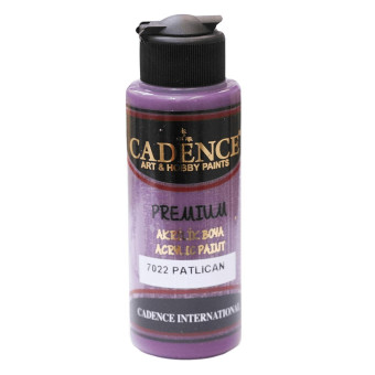 CADENCE АКРИЛНА БОЯ PREMIUM 120 МЛ. - AUBERGINE 7022