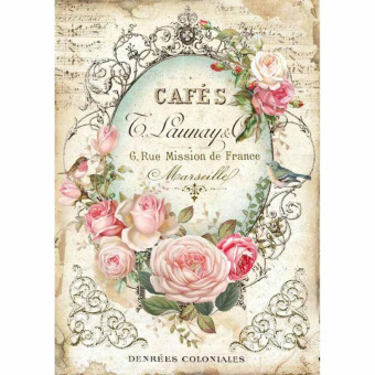 STAMPERIA DECOUPAGE RICE PAPER A4 - DFSA4345
