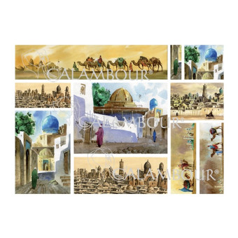 CALAMBOUR DECOUPAGE PAPER 48/33 CM - DGR 74