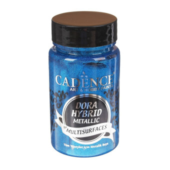 CADENCE ACRYLIC PAINT METALLIC DORA HYBRID 90 ML. - BLUE 7134