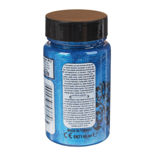 CADENCE ACRYLIC PAINT METALLIC DORA HYBRID 90 ML. - BLUE 7134