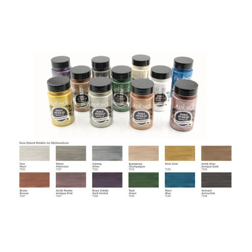 CADENCE ACRYLIC PAINT METALLIC DORA HYBRID 90 ML. - BLUE 7134