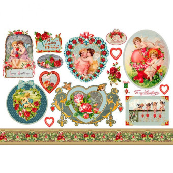 STAMPERIA DECOUPAGE RICE PAPER 48/33 - DFS263