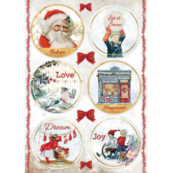 STAMPERIA DECOUPAGE RICE PAPER A4 - DFSA4635