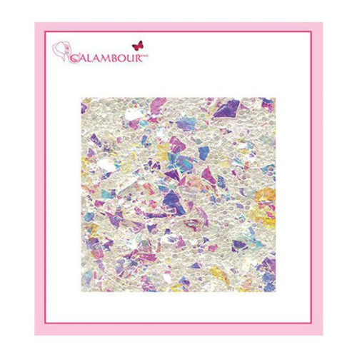 CALAMBOUR MD5 150 ML ACRYLIC GLITTER PASTE - WHITE