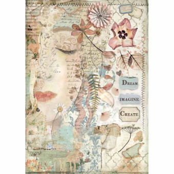 STAMPERIA DECOUPAGE RICE PAPER A4 - DFSA4437