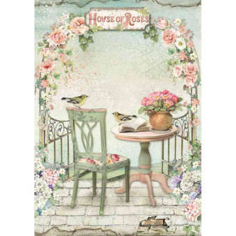 STAMPERIA DECOUPAGE RICE PAPER A4 - DFSA4449