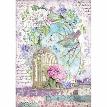 STAMPERIA DECOUPAGE RICE PAPER A4 - DFSA4472