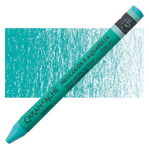 CARAN D'ACHE АКВАРЕЛНИ ПАСТЕЛИ NEOCOLOR II ТЮРКОАЗ ЗЕЛЕН