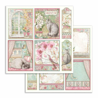 STAMPERIA DESIGNER CARD 30.5/30.5 CM - SBB755