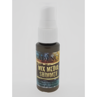 CADENCE MIX MEDIA SHIMMER INK SPRAY 25 ML - DARK BROWN MMS-11