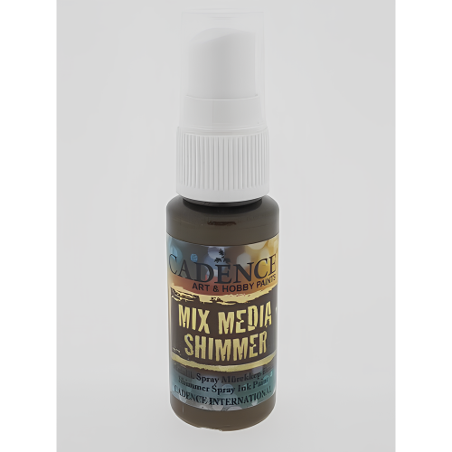 CADENCE MIX MEDIA SHIMMER INK SPRAY 25 ML - DARK BROWN MMS-11