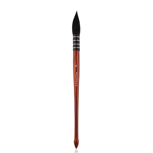 FUUMUUI WATERCOLOR BRUSH SQUIRREL ROUND №8