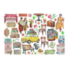 STAMPERIA ART OF TRAVELLING EPHEMERA - DFLCT79
