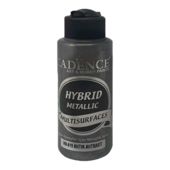 CADENCE АКРИЛНА БОЯ METALLIC HYBRID 120 МЛ. - ANTHRACITE 819