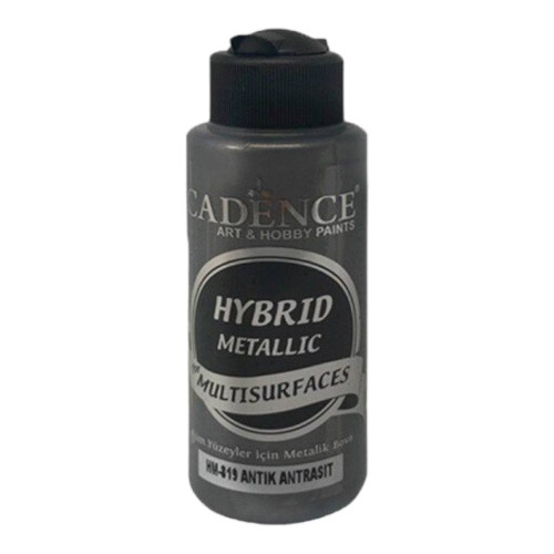 CADENCE АКРИЛНА БОЯ METALLIC HYBRID 120 МЛ. - ANTHRACITE 819