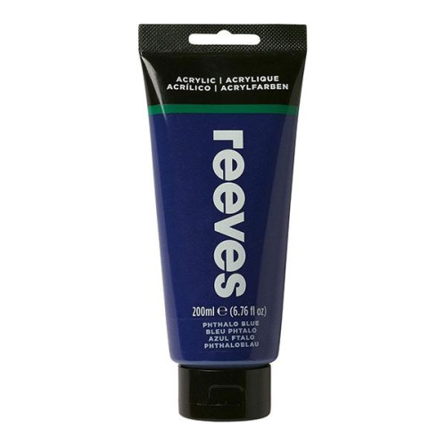 REEVES ACRYLIC PAINT 200 ML - PHTHALO BLUE 8381330