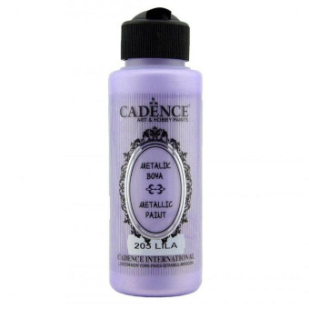 CADENCE АКРИЛНА БОЯ МЕТАЛИК 120 МЛ. - LILAC 205