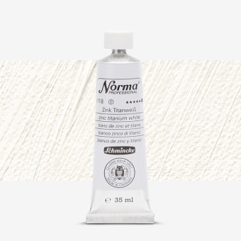 SCHMINCKE МАСЛЕНА БОЯ NORMA PROFESSIONAL 35 ML ZINC TITANIUM WHITE
