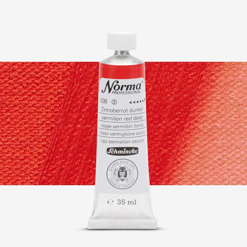 SCHMINCKE МАСЛЕНА БОЯ NORMA PROFESSIONAL 35 ML VERMILION RED DEEP